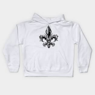 Heraldic lily Kids Hoodie